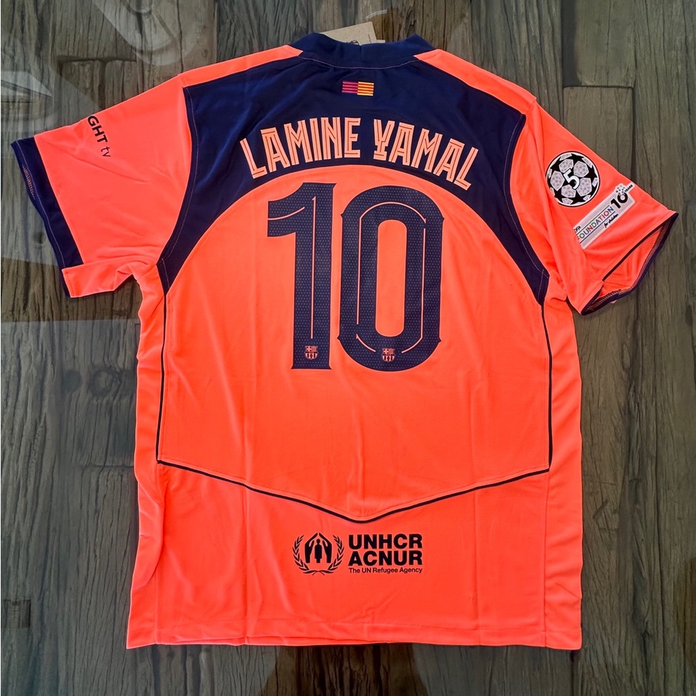 Kids Lamine Yamal #10 Away 2026 2027 Season Soccer Jersey